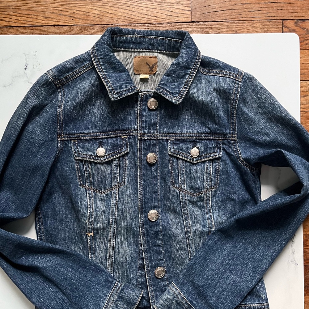 American Eagle Outfitters Blue Denim Jacket
